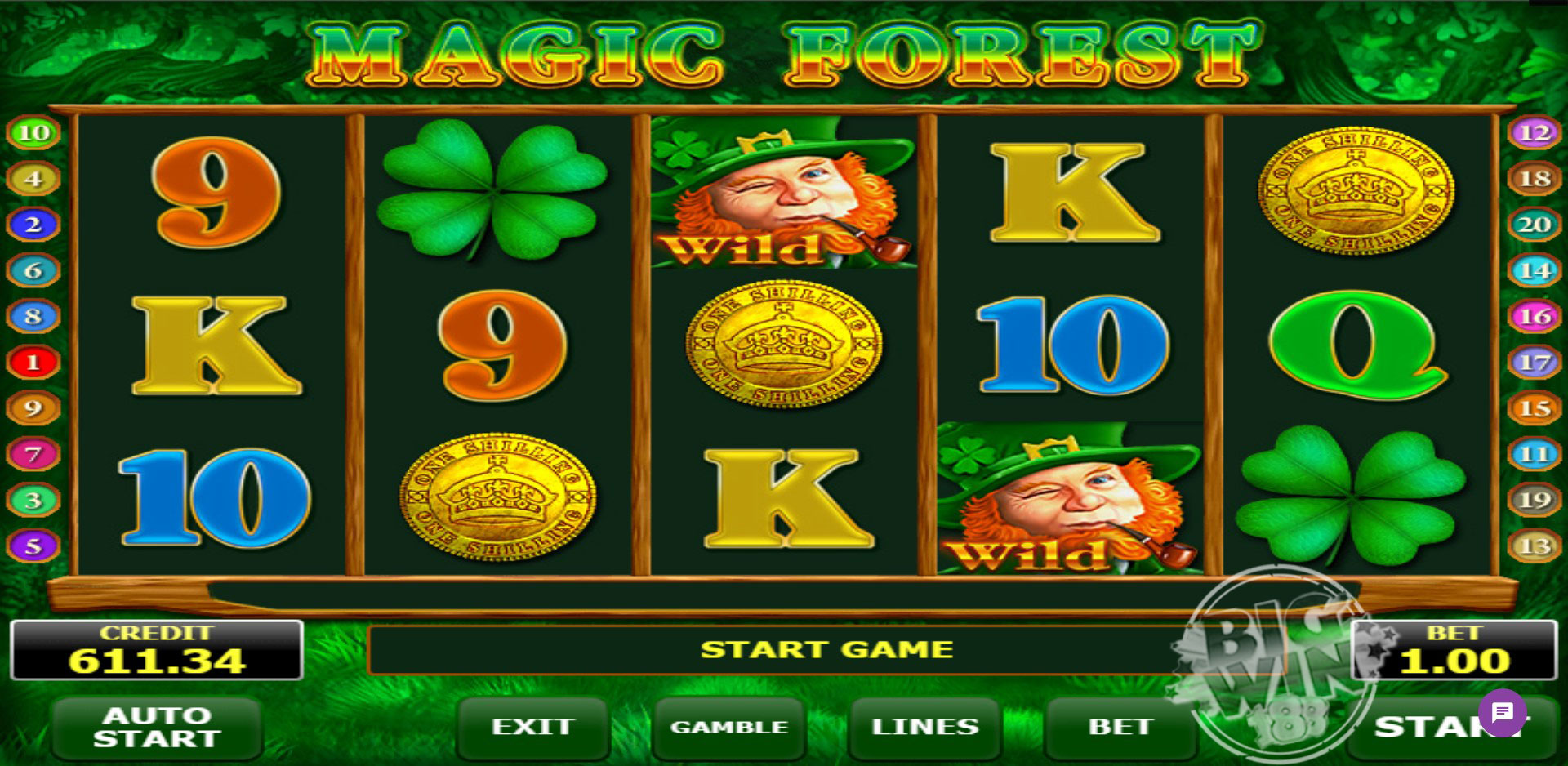 Magic Forest Slot Online Bigwin Slot 188 Club